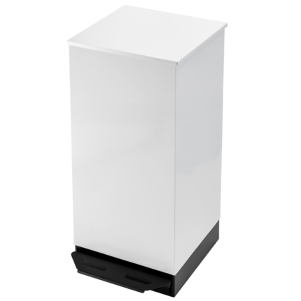 Papeleira em aço com pintura epoxy com tampa e pedal