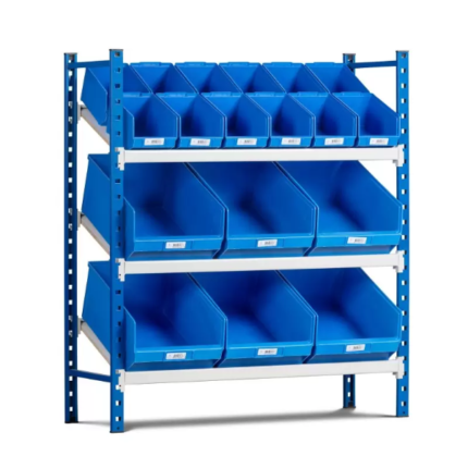 Estante Com Prateleiras Inclinadas